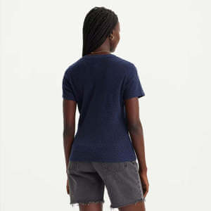 Levi's® Blue Ribbed Baby Tee